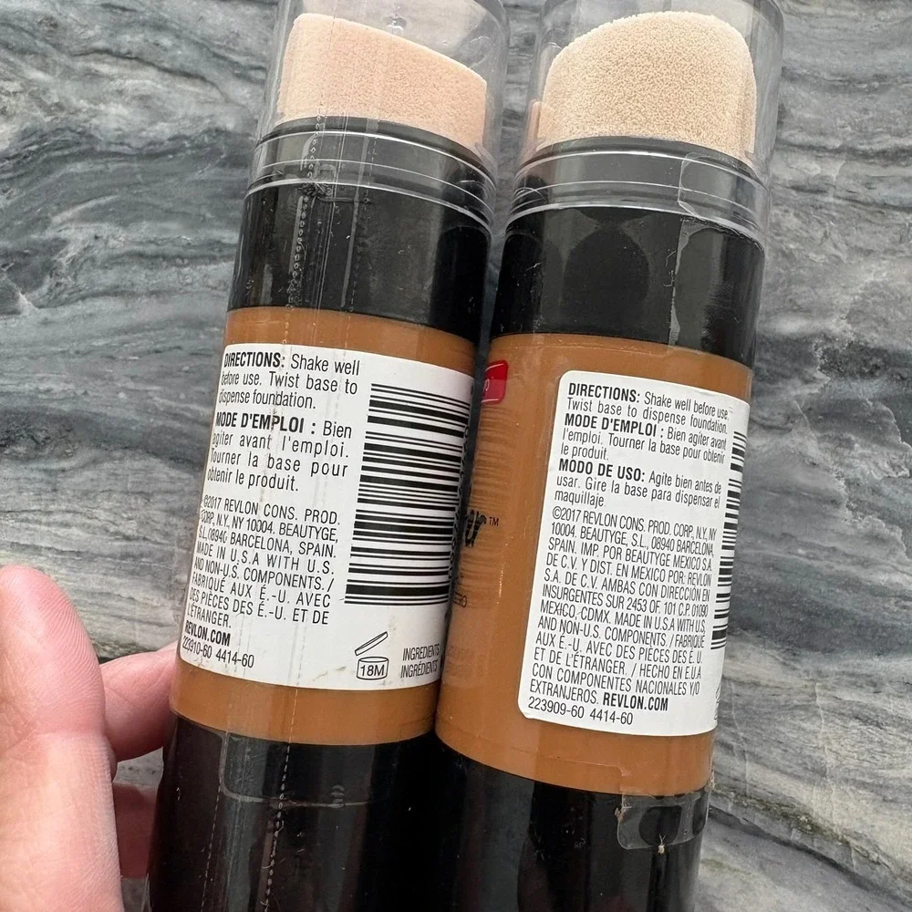 Revlon PhotoReady Insta-Filter Foundation 400 Caramel Lot of 2 0.91oz New Sealed